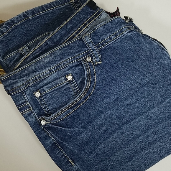 Earl Jeans, 0058, women's straight leg, pocket embellishments, Sz 12 - Picture 8 of 8